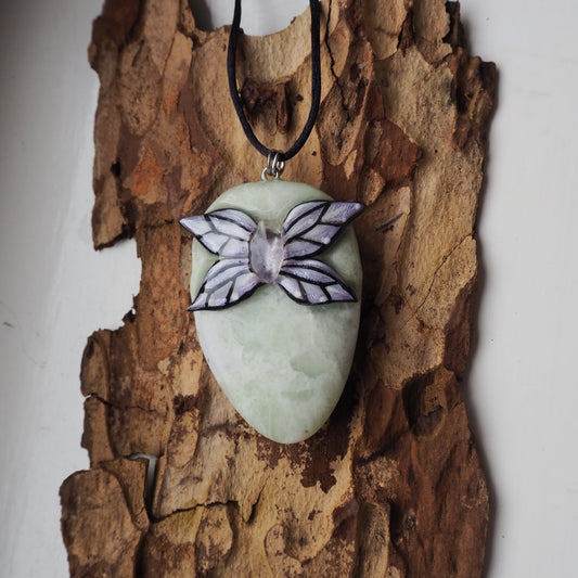 Faerie Companion Necklace - New Jade