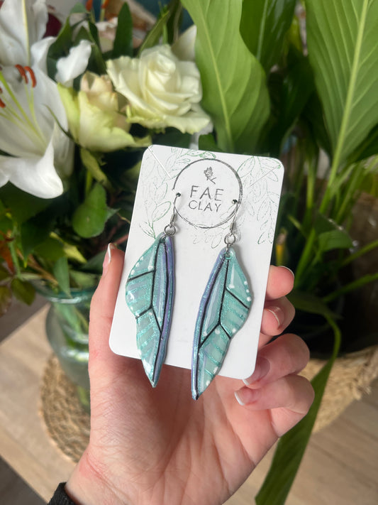 Large Celestial Wing Earrings