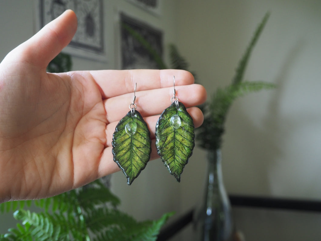 LARGE Droplet Earrings